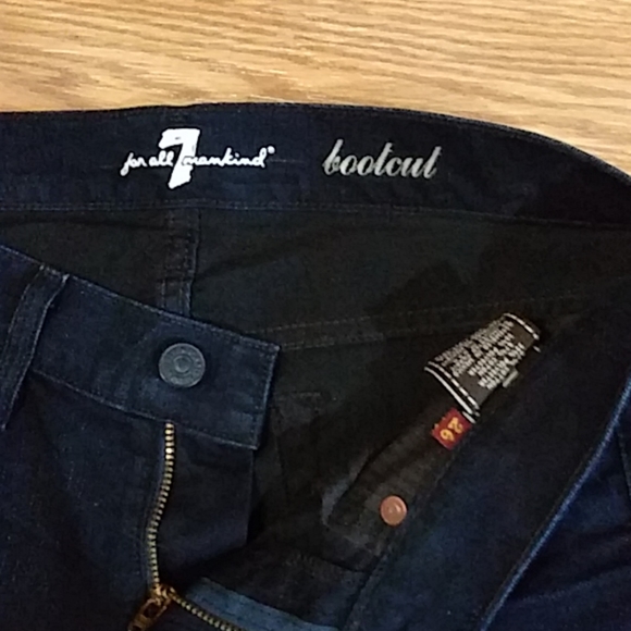 NWOT Leopard Rhinestone Dark Wash Bootcut Jeans 26 - Picture 3 of 8